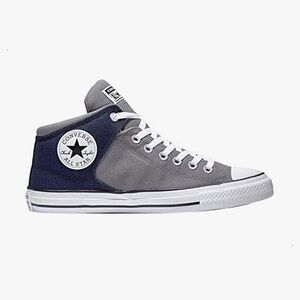Men’s Navy and Gray High Top Converse. Size 13.